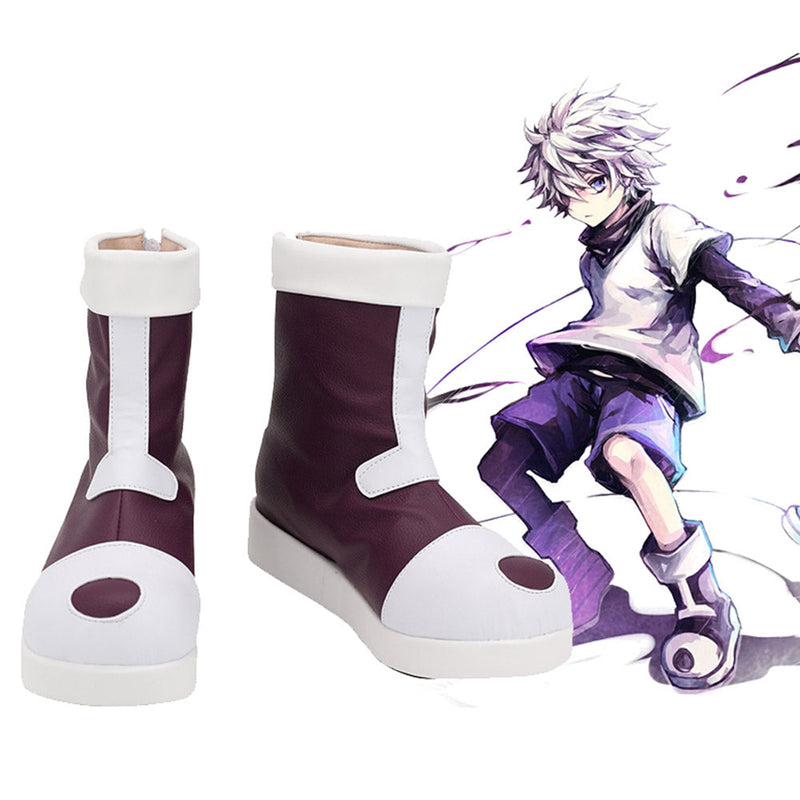 HUNTER×HUNTER  Killua Zoldyck Boots Halloween Costumes Accessory Cosplay Shoes