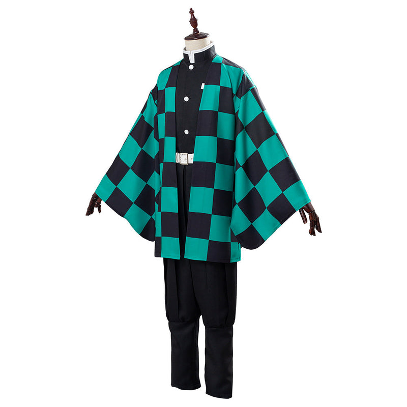 Demon Slayer: Kimetsu no Yaiba Kamado Tanjirou Oufit Cosplay Costume