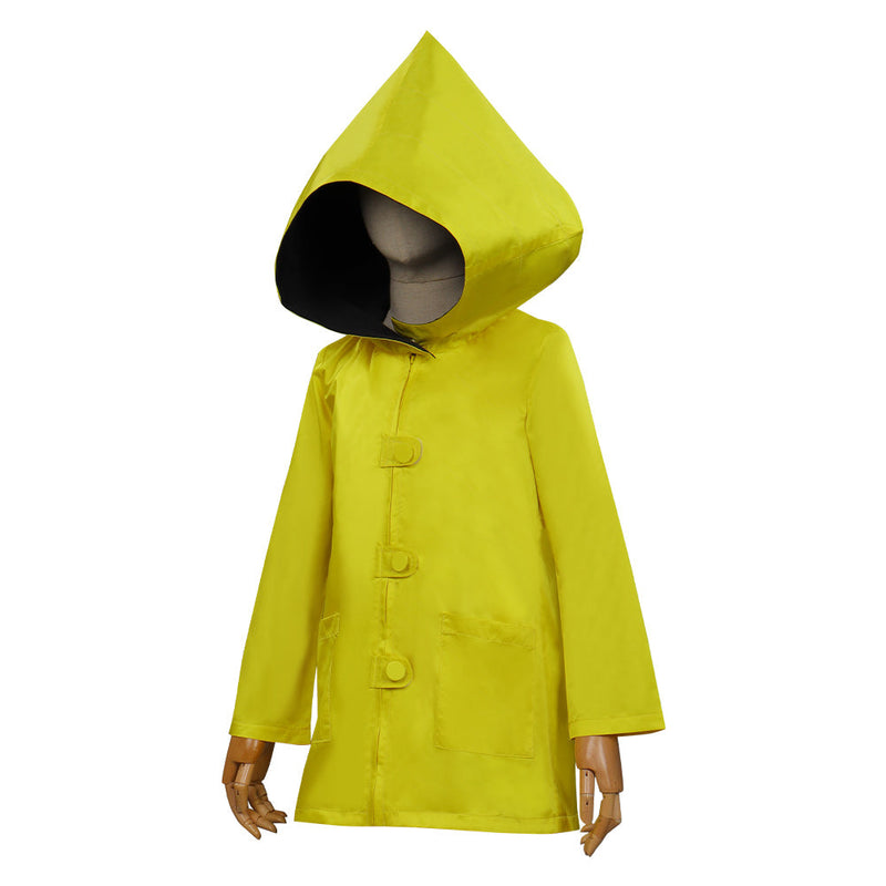 Little Nightmares II Six Yellow Coat Halloween Carnival Suit Kids child Cosplay Costume