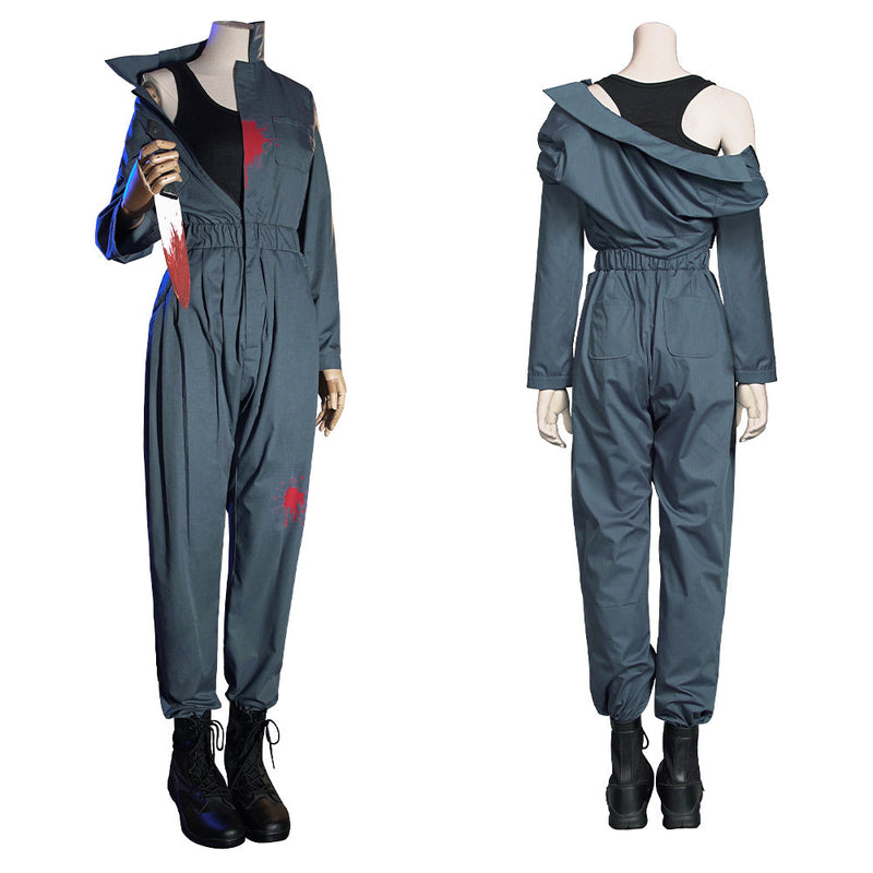 Movie Halloween Michael Myers Women Overalls Uniform Outfits Halloween Carnival Suit Cosplay Costume