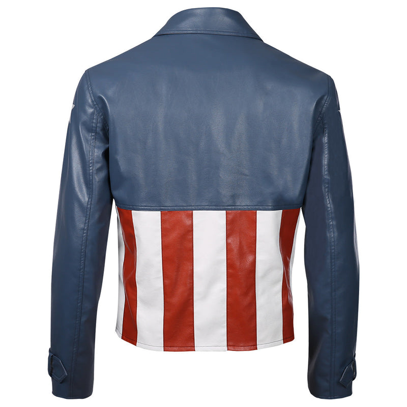 Avengers Game-Captain America Jacket Coat Cosplay Costume