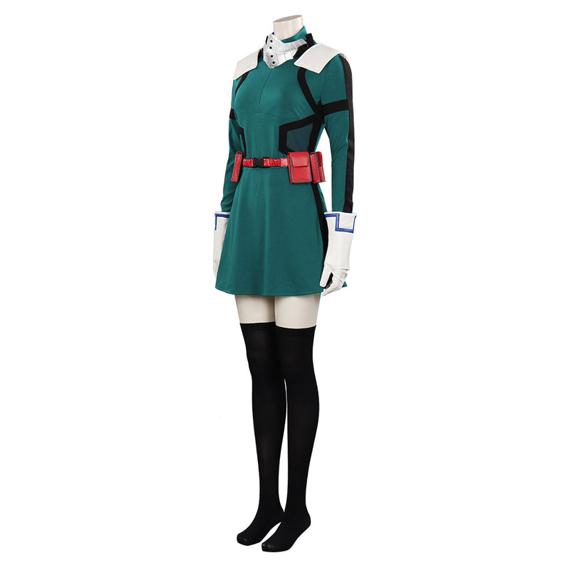 Boku no Hero Academia Midoriya Izuku Women Dress Outfits Halloween Carnival Suit Cosplay Costume