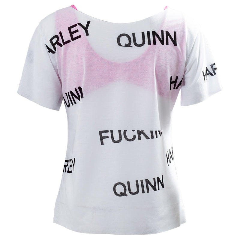 Birds of Prey Harley Quinn Underwear T-shirt Cosplay Costume