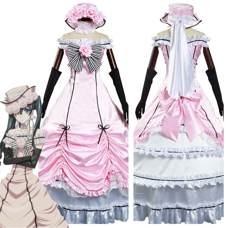 Black Butler Ciel Phantomhive Dress Outfits Halloween Carnival Suit Cosplay Costume