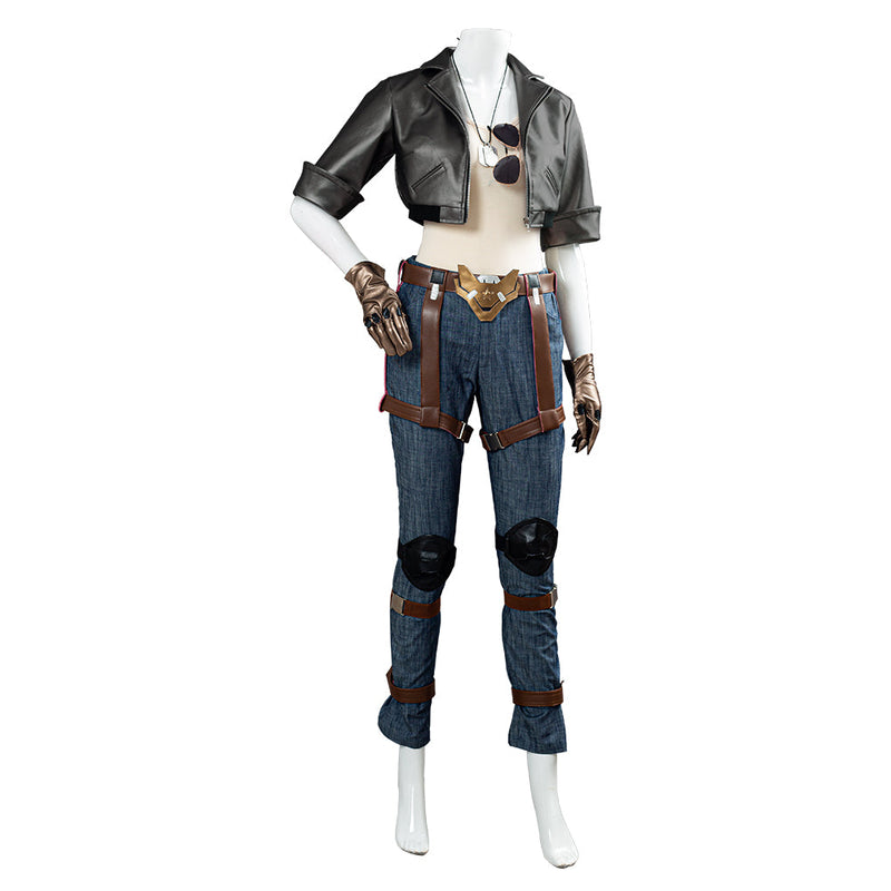 Overwatch OW Pharah Fareeha Amari Skin Outfit Halloween Carnival Costume Cosplay Costume