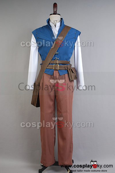 Tangled Prince Flynn Rider Eugene Fitzherbert Cosplay Costume