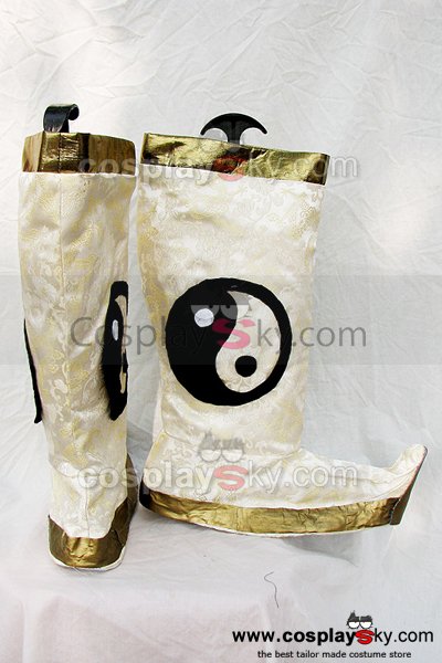 Dynasty Warriors Zhuge Liang Cosplay Boots Custom Made