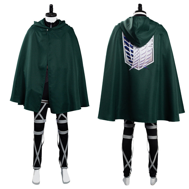 Attack on Titan Shingeki no Kyojin Scouting Legion Halloween Carnival Suit Cosplay Costume