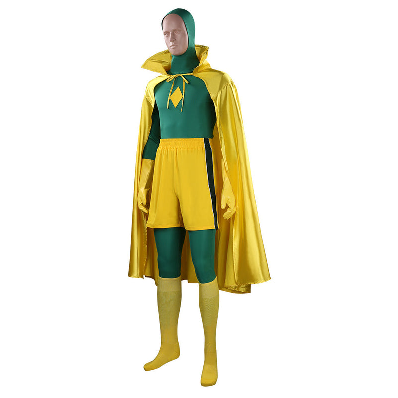 WandaVision Vision Cosplay Costume Outfits Halloween Carnival Suit