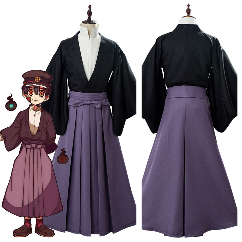 Toilet-Bound Hanako-kun Yugi Tsukasa Samurai Kimono Set Cosplay Costume