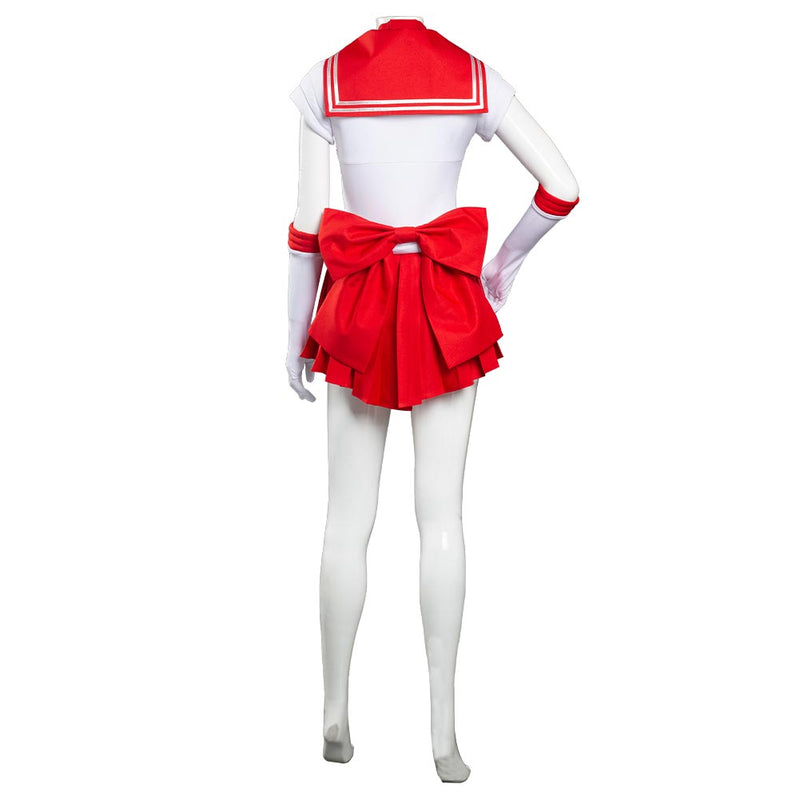 Sailor Moon Hino Rei Uniform Dress Outfits Halloween Carnival Suit Cosplay Costume