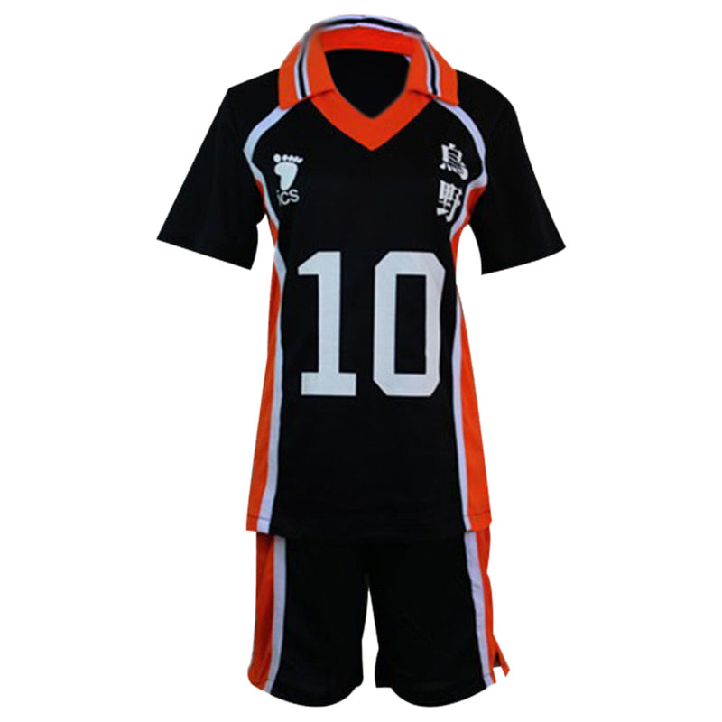 Haikyuu Cosplay Costume Karasuno Koukou High School Volleyball Club Hinata Shoyo Sportswear Shirt Jerseys