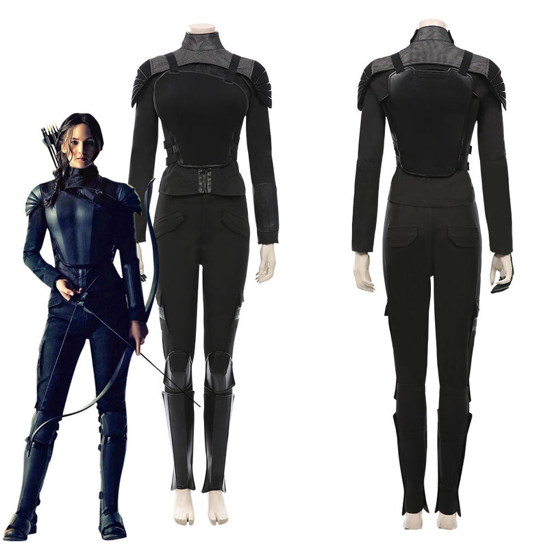 The Hunger Games: Mockingjay - Katniss Everdeen Top Pants Outfits Halloween Carnival Suit Cosplay Costume