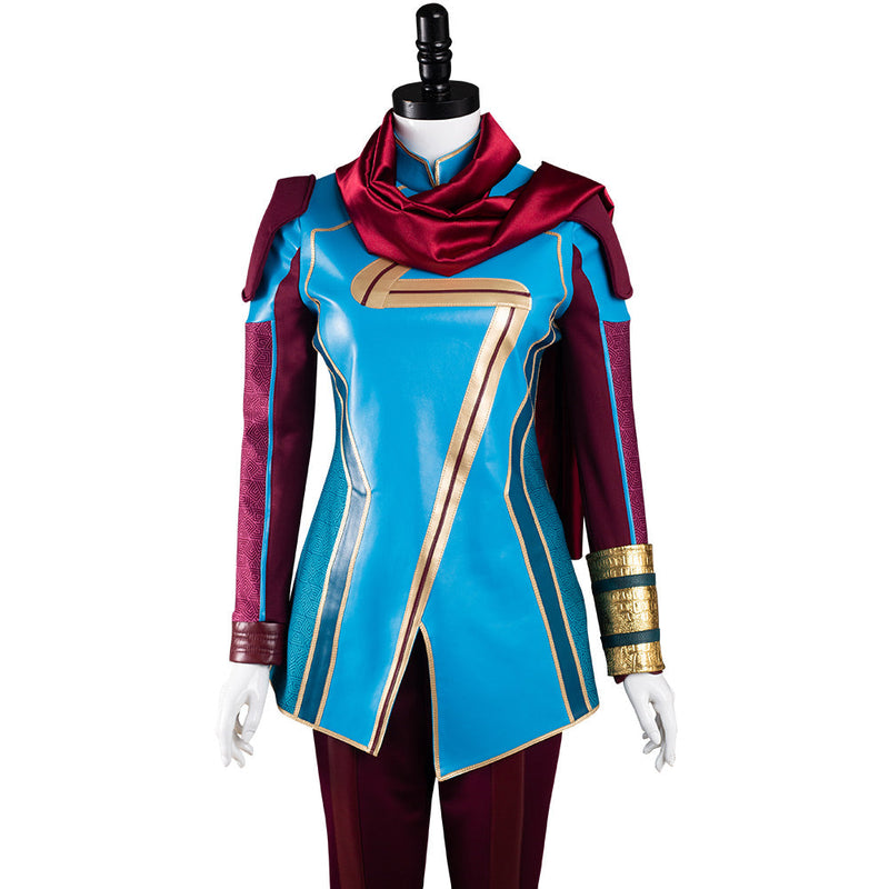 Ms. Marvel 2022 Kamala Khan Outfits Halloween Carnival Suit Cosplay Costume