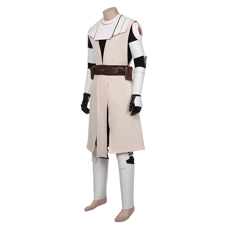 Star Wars: The Clone Wars -Obi Wan Kenobi Halloween Carnival Suit Cosplay Costume