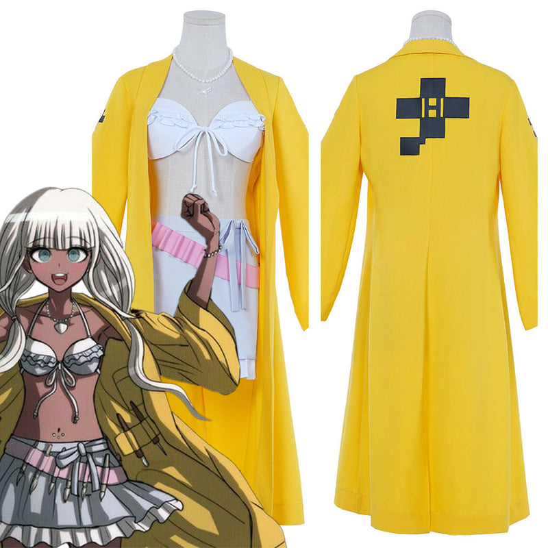 Danganronpa V3: Killing Harmony-Yonaga Angie Coat Belt Outfits Halloween Carnival Suit Cosplay Costume