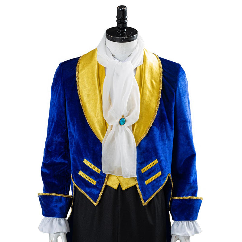 Men's Beauty And The Beast Prince Beast Cosplay Costume Halloween Carnival Costume