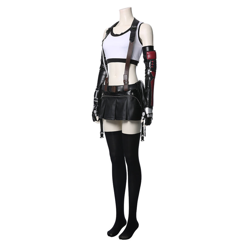 Final Fantasy VII FF7 Remake Tifa Lockhart Cosplay Costume Full Set Game Costume Outfits