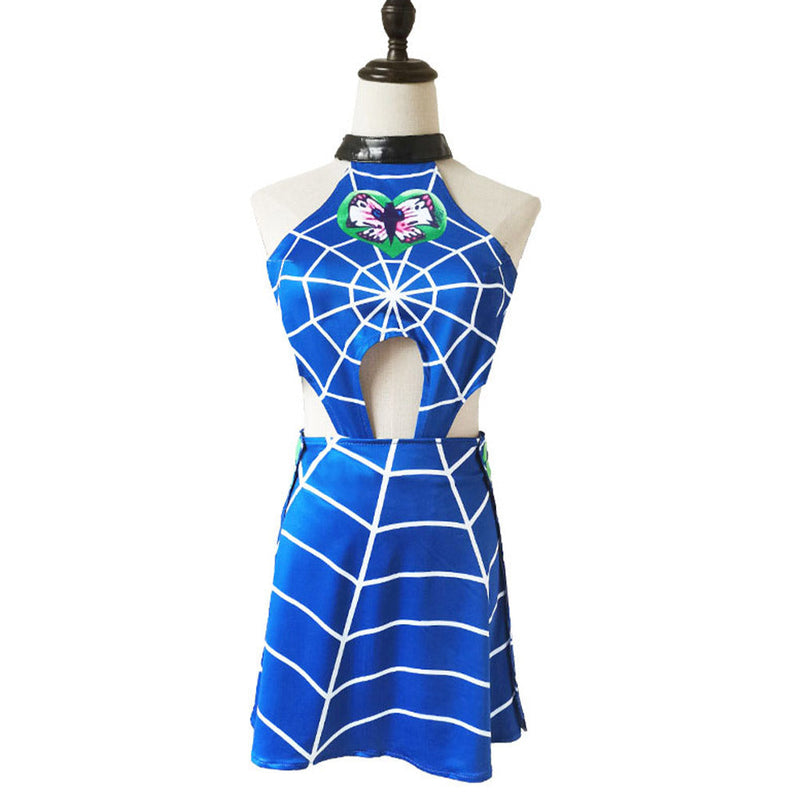 JoJo‘s Bizarre Adventure Jolyne Cujoh Dress Halloween Carnival Suit Cosplay Costume