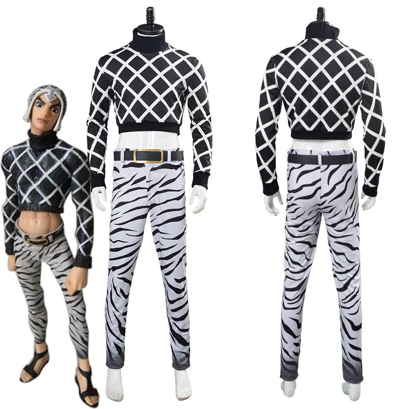 JoJo's Bizarre Adventure Guīdo Mista Halloween Carnival Outfit Cosplay Costume