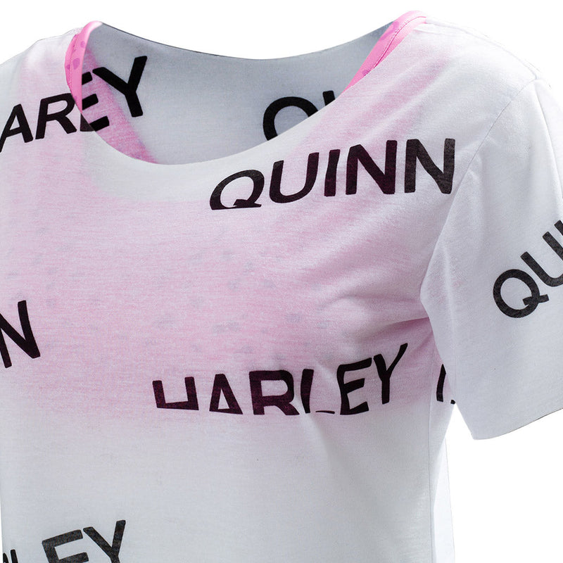 Birds of Prey Harley Quinn Underwear T-shirt Cosplay Costume