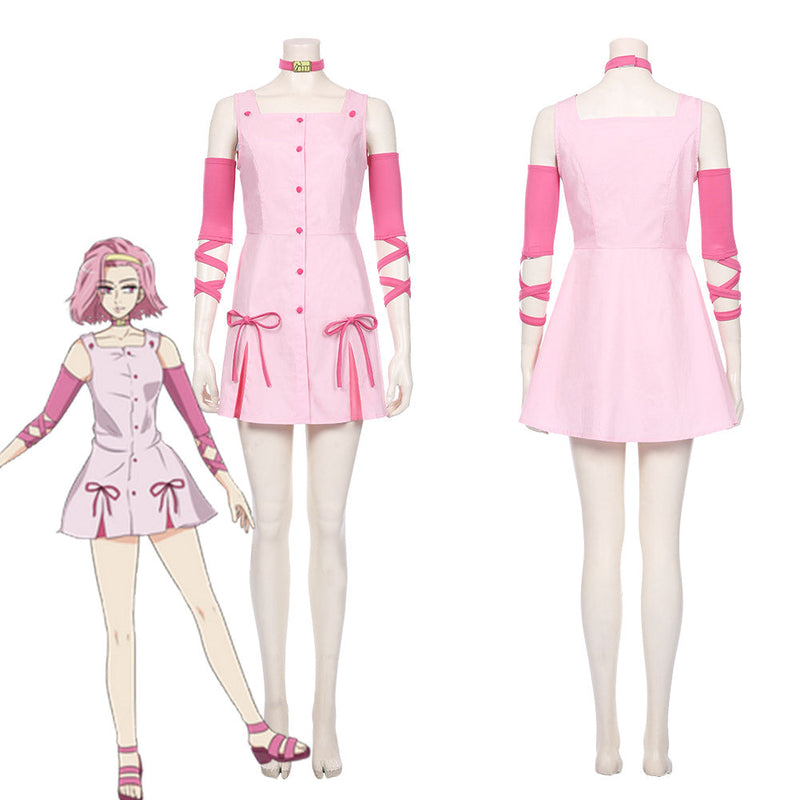 JoJo‘s Bizarre Adventure -Sugimoto Reimi Women Dress Outfits Halloween Carnival Costume Cosplay Costume