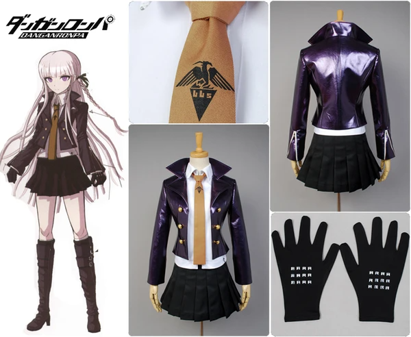 Danganronpa Kyoko Kirigiri Uniform Cosplay Costume