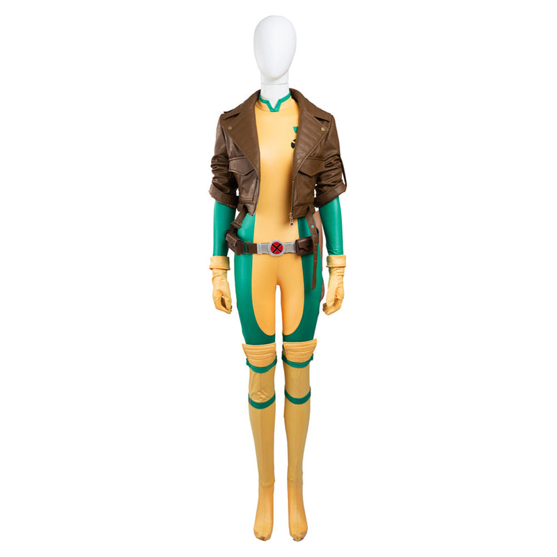 X-Men Rogue / Anna Marie Jumpsuit Outfits Halloween Carnival Suit Cosplay Costume