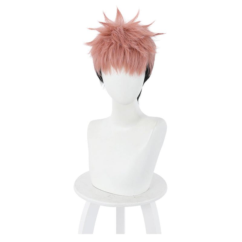 Jujutsu Kaisen Yuuji Itadori Heat Resistant Synthetic Hair Carnival Halloween Party Props Cosplay Wig