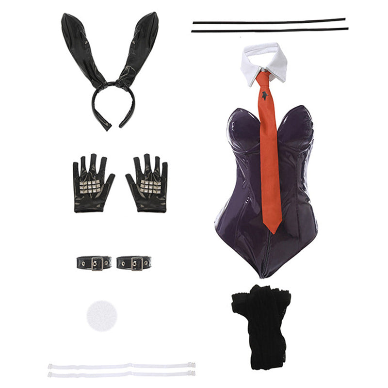 Danganronpa Kirigiri Kyouko Bunny Girl Jumpsuit Outfits Cosplay Costume Halloween Carnival Suit