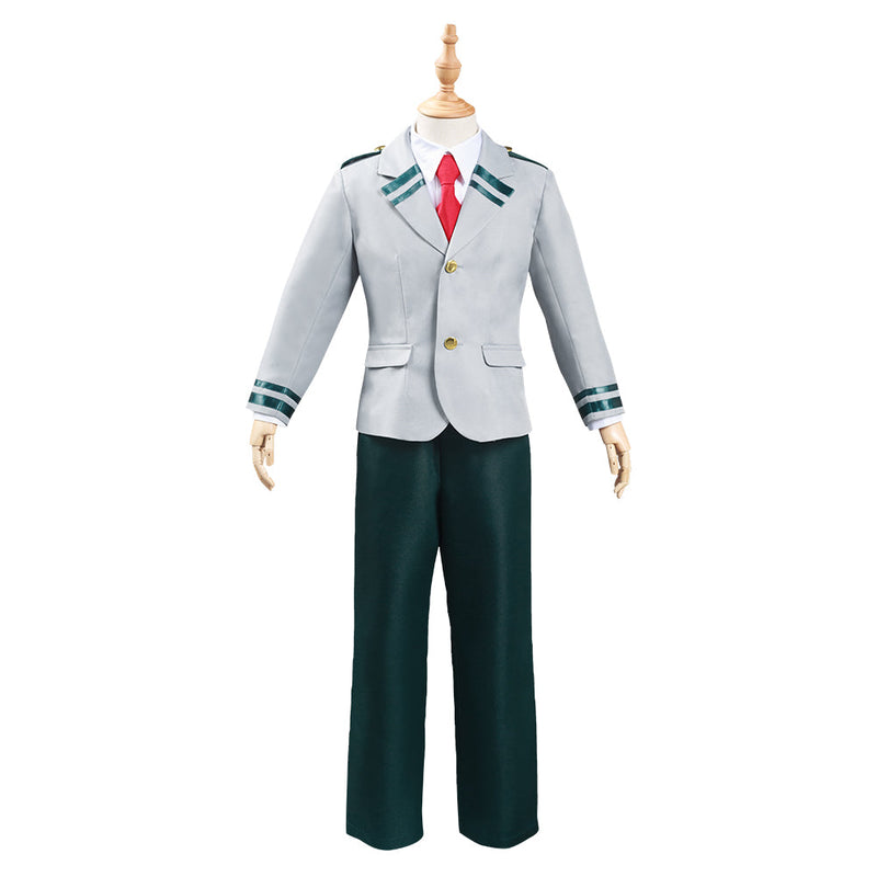 My Hero Academia Midoriya Izuku Bakugou Katsuki Kids Children School Uniform Outfits Halloween Carnival Suit Cosplay Costume