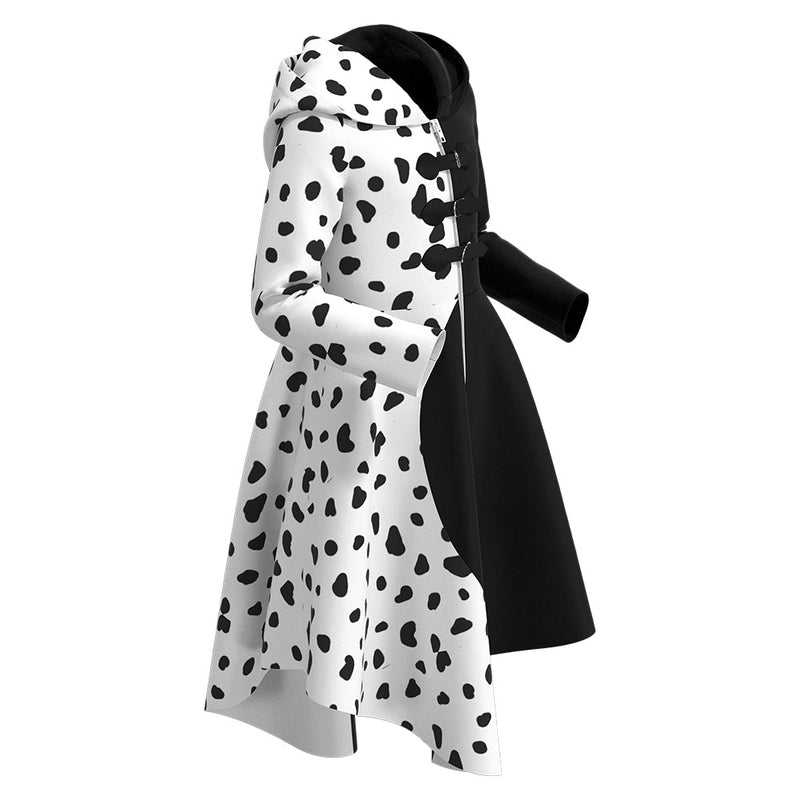 Cruella Halloween Costumes for Girls Kids Children Cosplay Costume