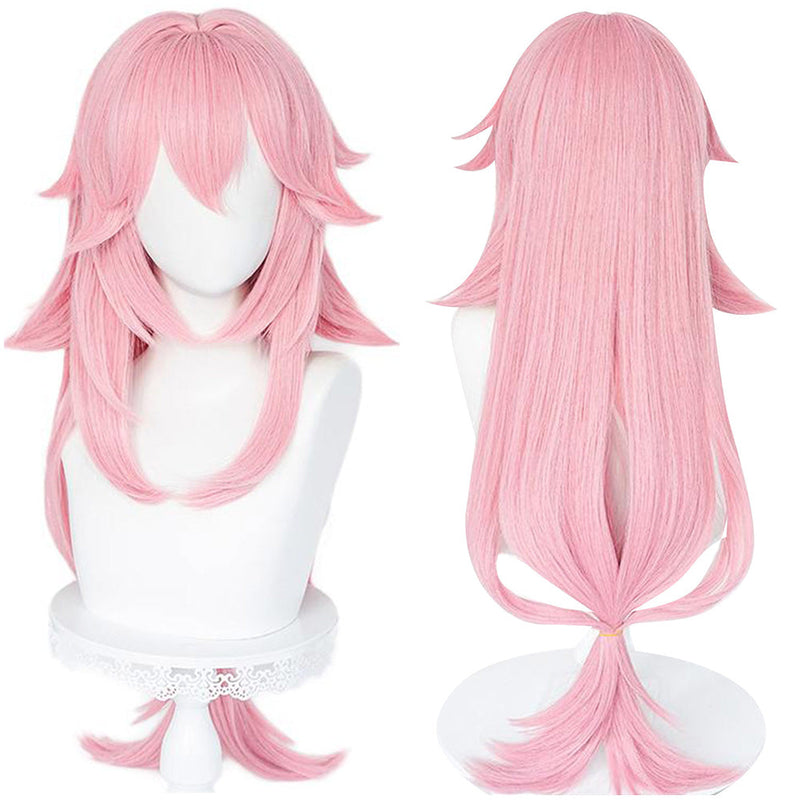 Genshin Impact - Yae Miko Heat Resistant Synthetic Hair Carnival Halloween Party Props Cosplay Wig