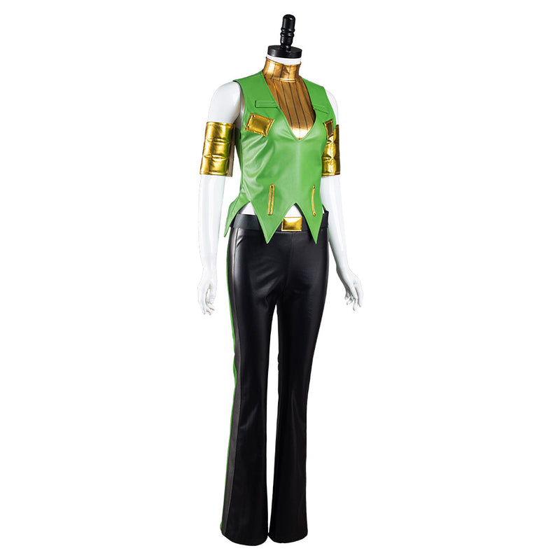 JoJo‘s Bizarre Adventure Ermes Costello Outfits Halloween Carnival Suit Cosplay Costume