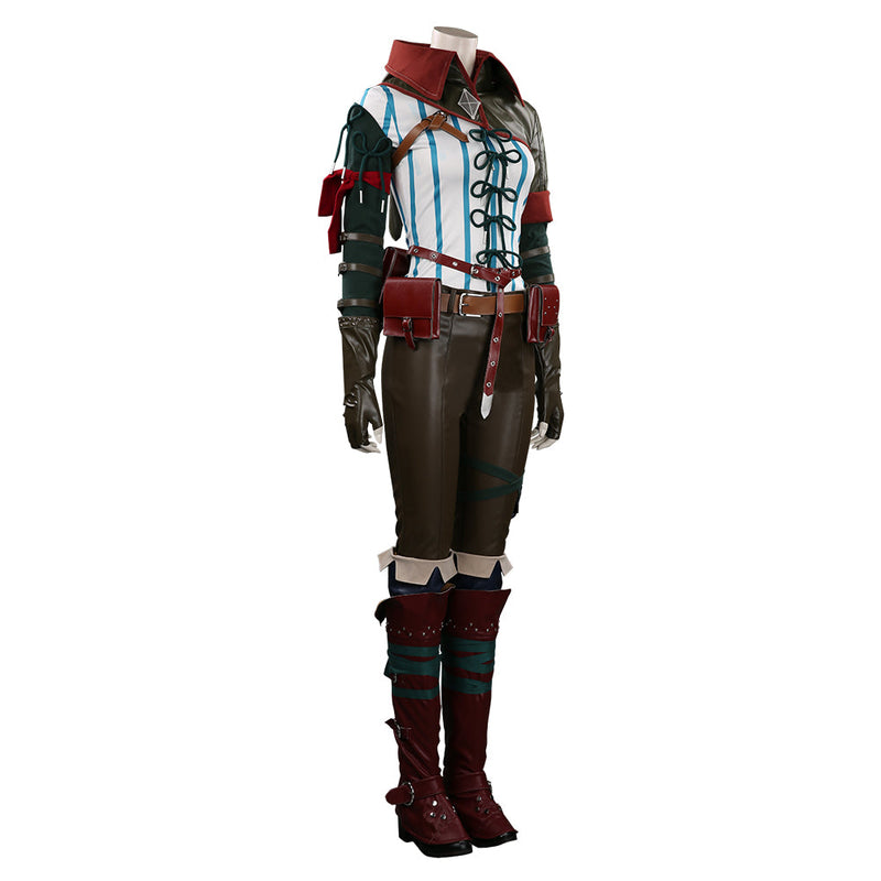 The Witcher Triss Merigold Outfits Halloween Carnival Suit Cosplay Costume