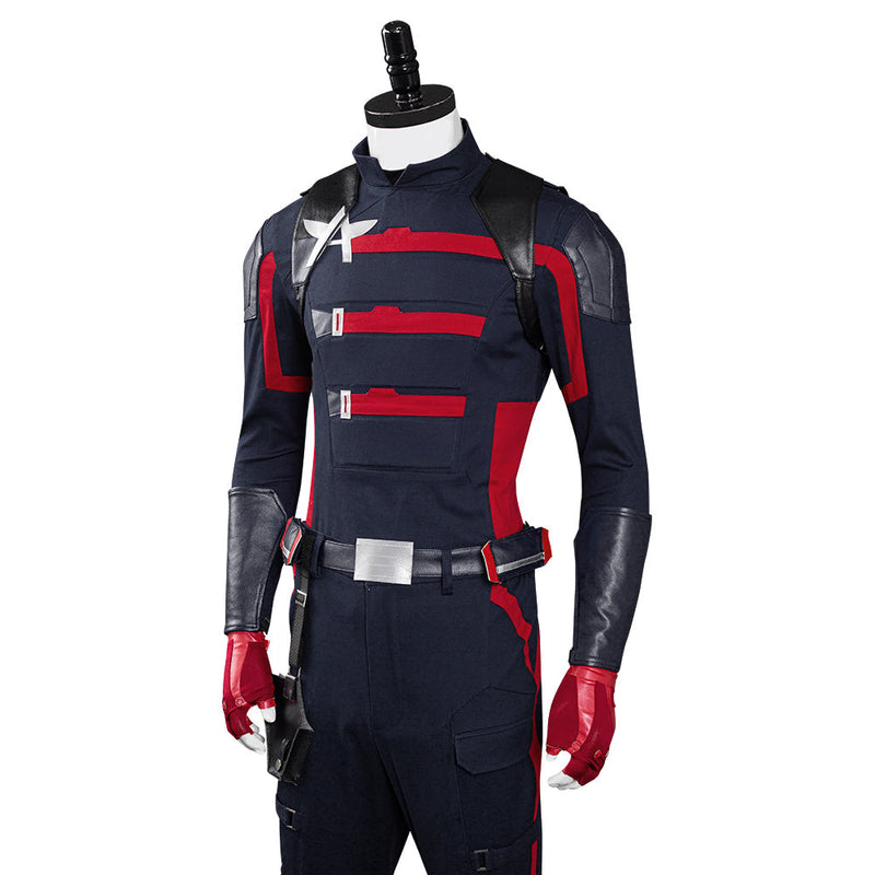 The Falcon and the Winter Soldier John Walker Captain America Outfits Halloween Carnival Suit Cosplay Costume