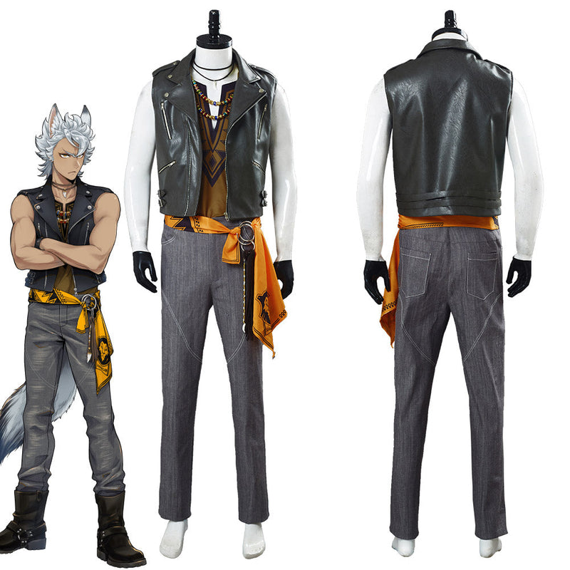 Game Twisted Wonderland Jack Howl Halloween Outfit Cosplay Costume