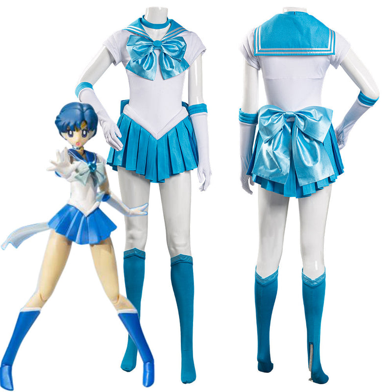 Sailor Moon Mizuno Ami Uniform Dress Outfits Halloween Carnival Suit Cosplay Costume