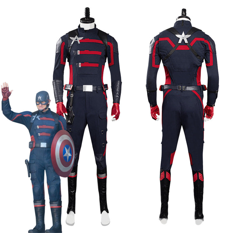 The Falcon and the Winter Soldier John Walker Captain America Outfits Halloween Carnival Suit Cosplay Costume