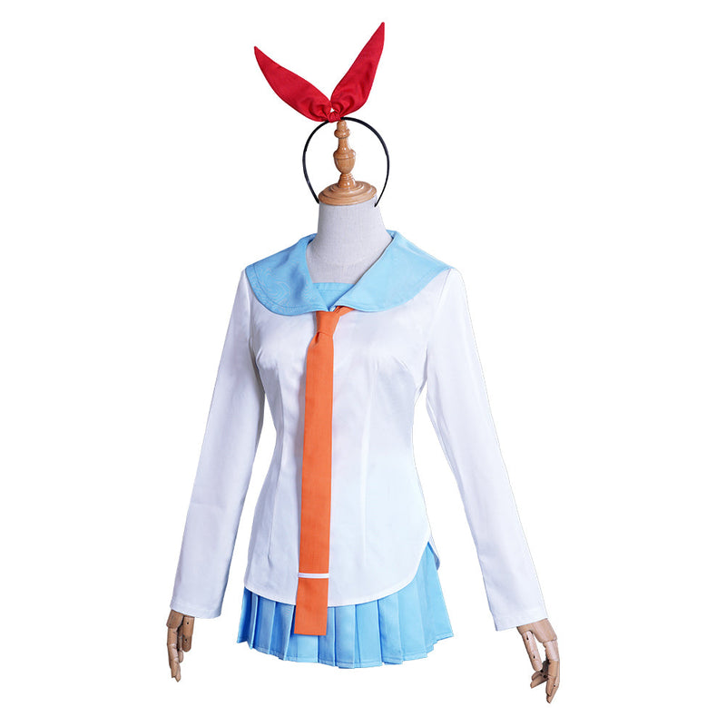 Nisekoi: False Love Chitoge Kirisaki Sailor Suit School Uniform Outfits Halloween Carnival Suit Cosplay Costume