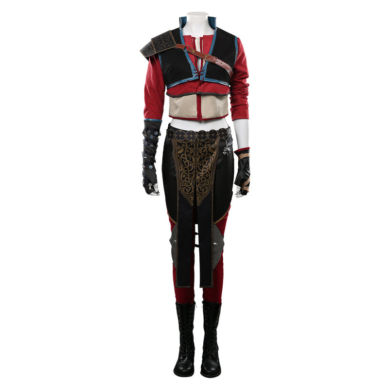 The Witcher 3 Ciri Outfits Halloween Carnival Costume Cosplay Costume