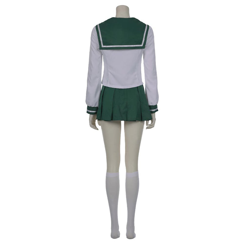 Inuyasha Kagome Higurashi Women Girls Uniform Comic Con Cosplay Costume