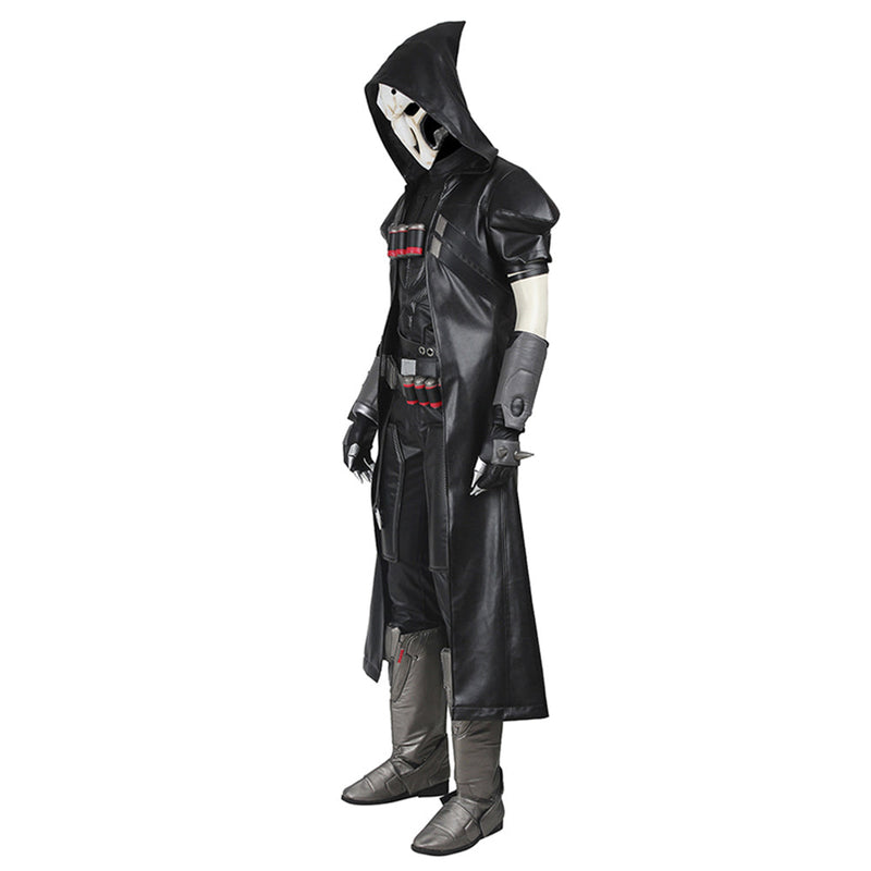 Overwatch OW Reaper/Gabriel Reyes Outfits Halloween Carnival Suit Cosplay Costume