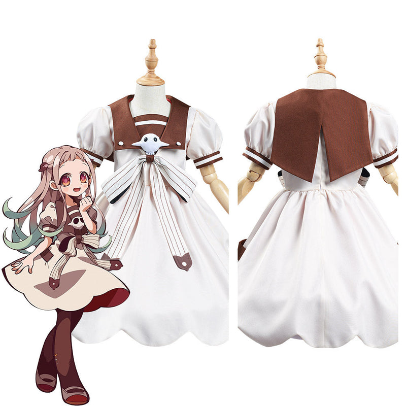 Jibaku Shounen Toilet-Bound Hanako kun Nene Yashiro/Aoi Akane Kids Girls Dress Halloween Carnival Suit Cosplay Costume