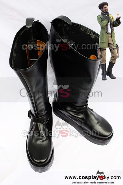 Final Fantasy XIII Sazh Katzroy Cosplay Boots Shoes