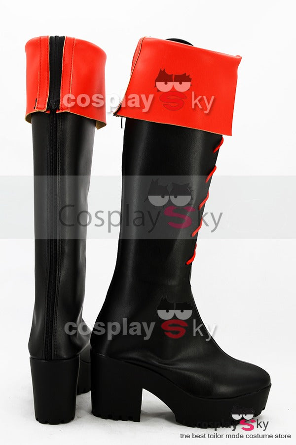 Gintama Kagura High-heeled Boots Cosplay Shoes