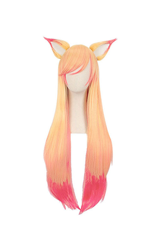 LoL League of Legends Star Guardian Ahri Cosplay Wig