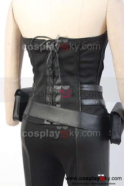 Green Arrow Black Canary Sara Lance Cosplay Costume Artificial Leather Outfit