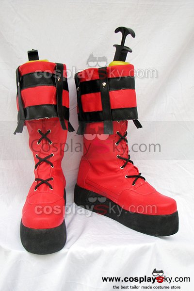 Guilty Gear Sol Badguy Cosplay Boots Custom Made