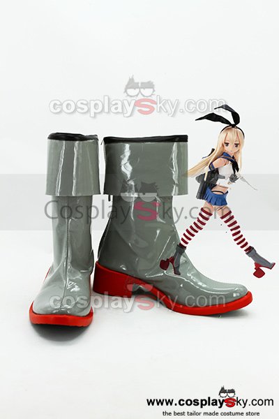 Kantai Collection Japanese Destroyer Shimakaze Cosplay Boots Shoes New